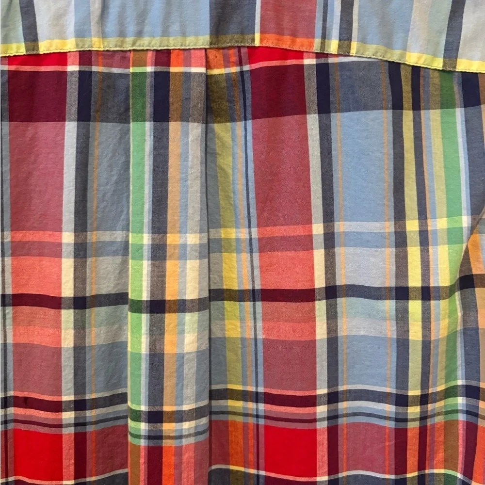 Ralph Lauren boys XL 18 20 multicolor plaid button down shirt